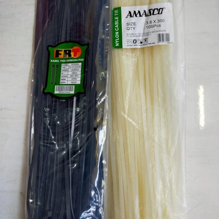 

No.OneBest- Kabel Ties / Cable Tis 30cm (Isi 100pcs)