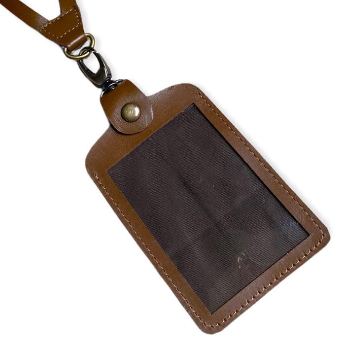 

No.OneBest- id card holder land yard name tag kulit sapi asli crazyhorse