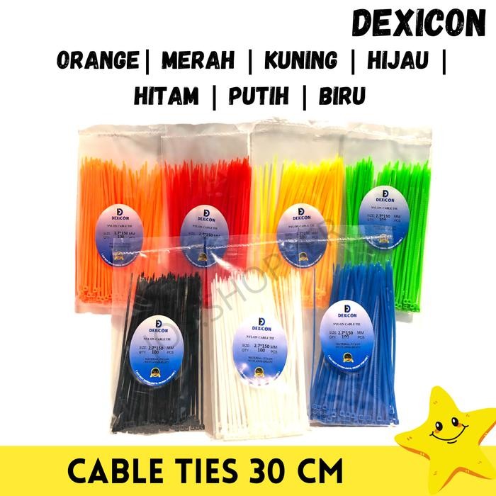 

No.OneBest- Kabel Tis Cable Ties 30 cm isi 100 pcs 3.6 x 300 mm Kabel Ties Nylon