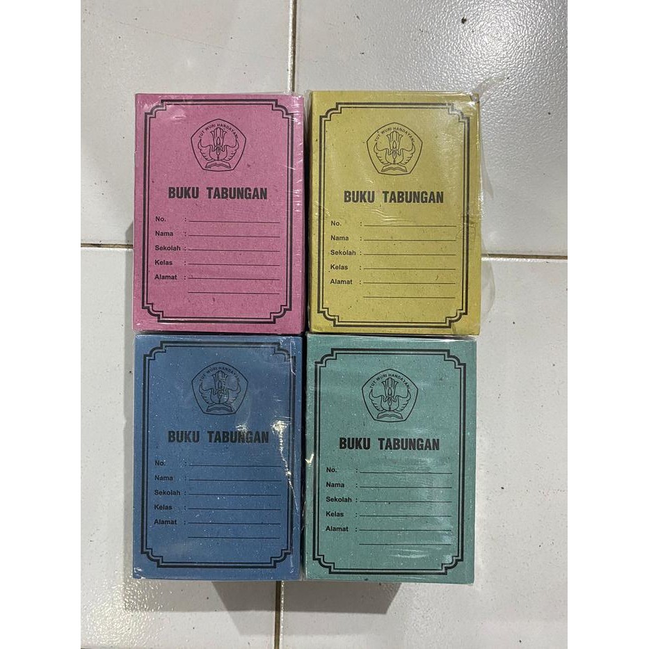 

No.OneBest- Buku Tabungan Sekolah / Buku Tabungan Murah 1 Pak isi 100 pcs