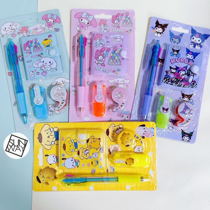 

UM1 Alat Tulis set 4in1 Set Karakter / Alat Tulis Karakter / Alat Tulis Gambar