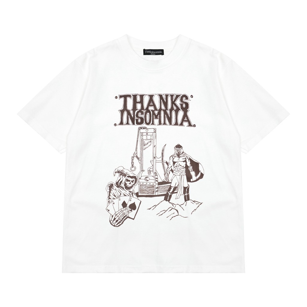Thanksinsomnia T-shirt unisex Gracia White