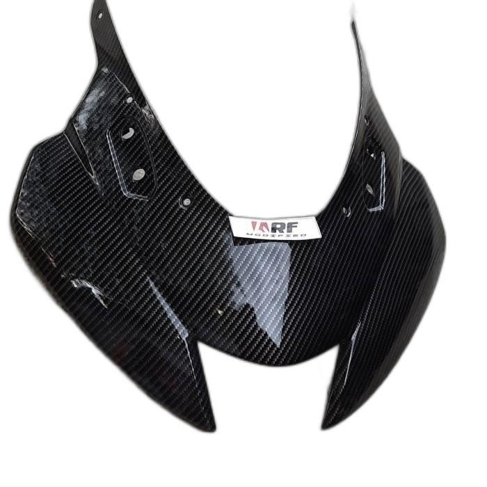 Kedok depan GSX R150 Carbon topeng Lampu GSX Carbon Tameng GSXR150