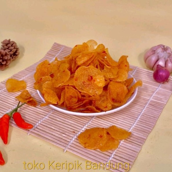 

Cemal Cemil Makyus Keripik Kentang Balado Manis Kriuk Halal 250Gr