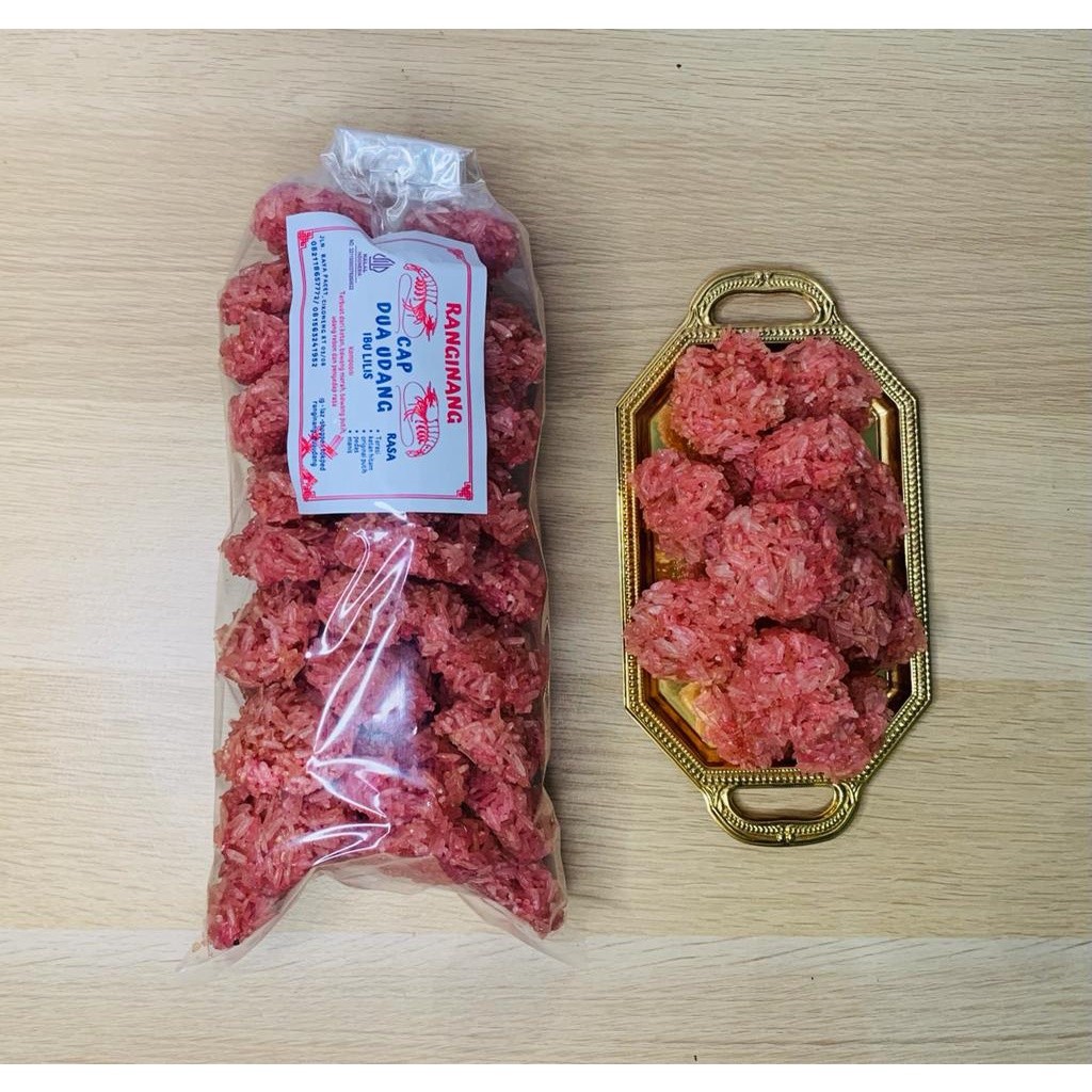 

Cemal Cemil Makyus Ranginang/Rengginang/Rangginang Mentah Ketan Asli Cap Dua Udang Ciparay Bandung