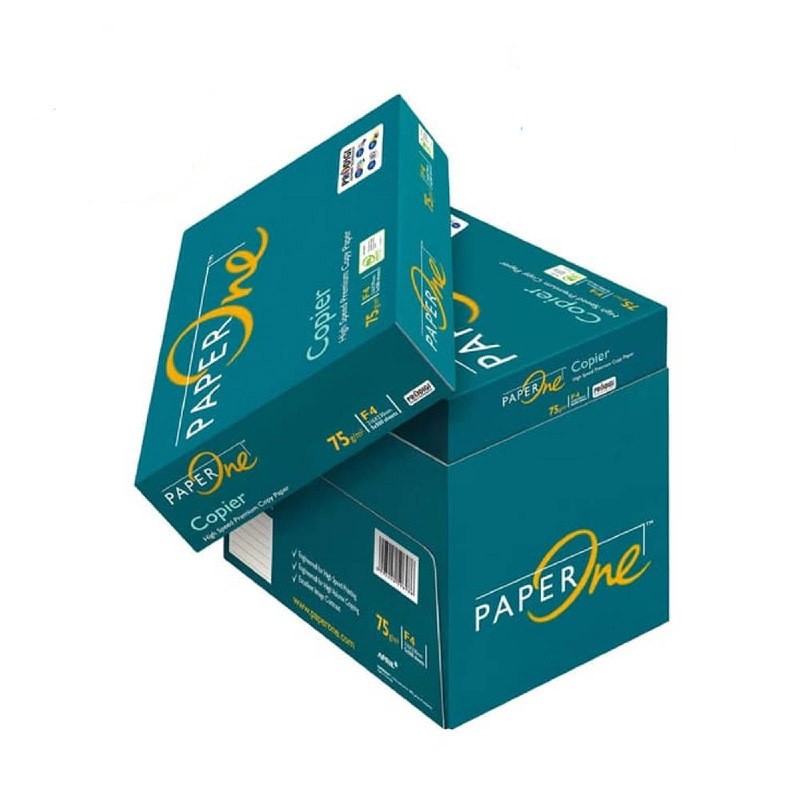 

UM1 Kertas Hvs F4 - 75 Gsm Paperone (1Rim) Lembar / Kertas Print / Kertas Fotocopy / Orinal