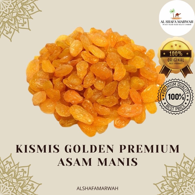 

Cemal Cemil Makyus Kismis Kismis Golden Premium Asam Manis Kismis Haji Umroh