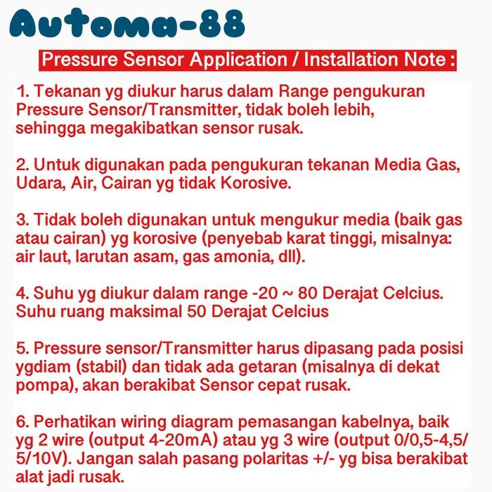 Unik Vacuum Pressure Transmitter 4-20Ma -1~0Bar~1Bar G1/4 Negative Pressure