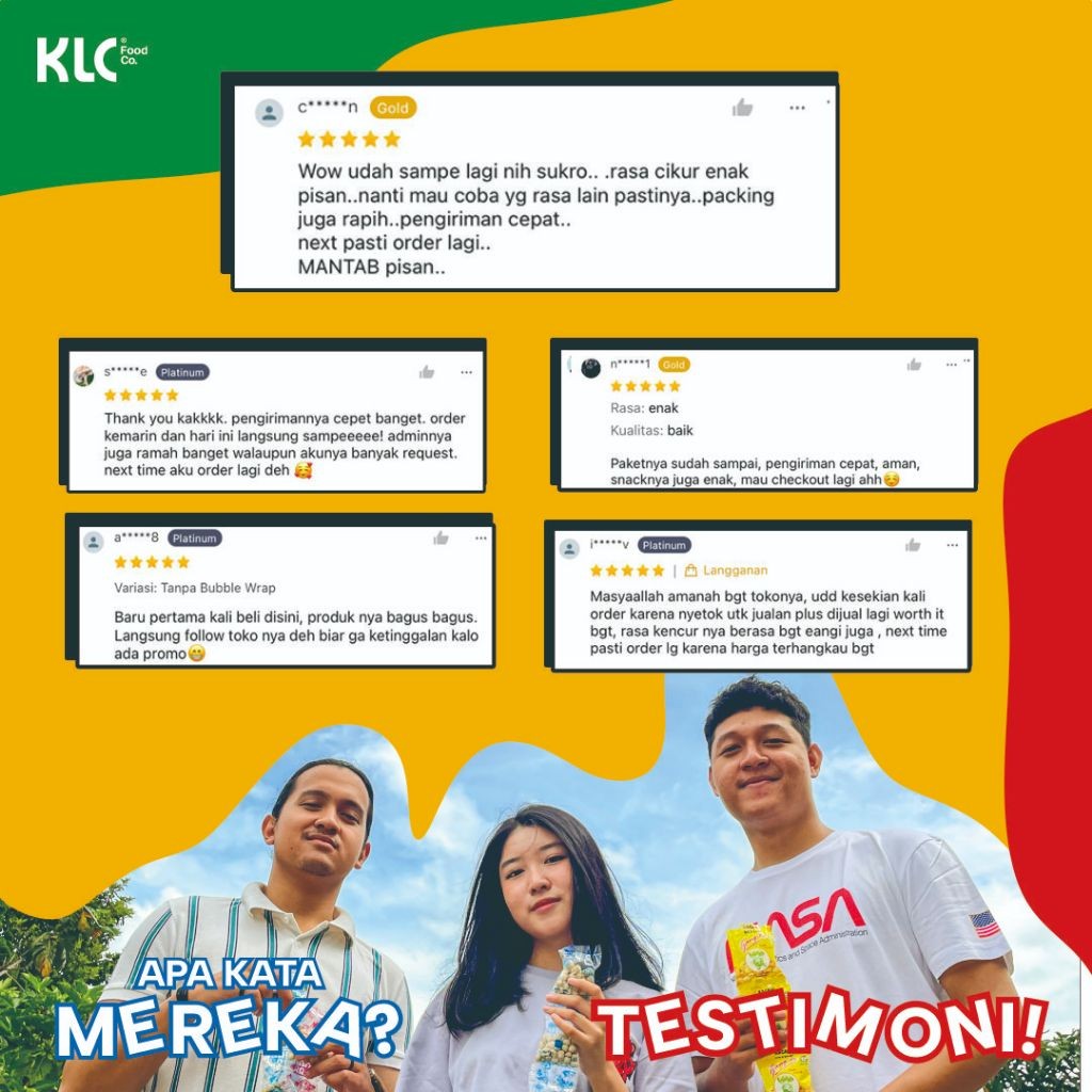 

Cemal Cemil Makyus Pilus Cikur / Kencur 1Kg Sari Rasa Klc Food Co. Snack / Makanan Ringan