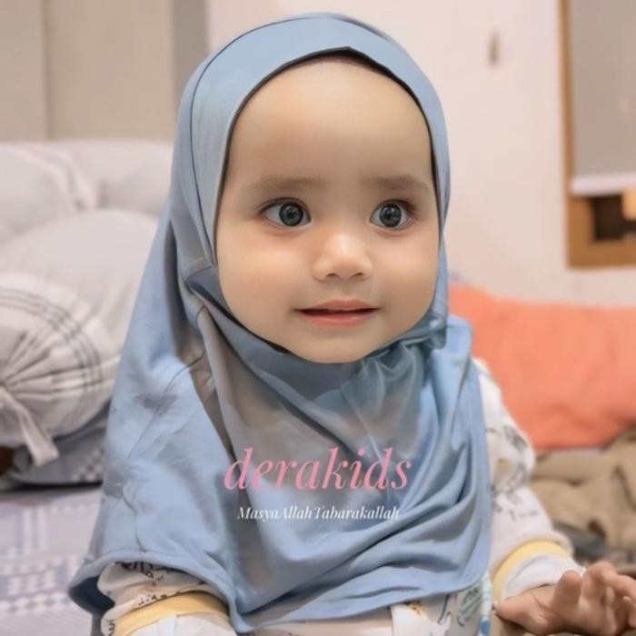 Modiq- Dera Kids Annisa Bergo Instan Bahan Rayon Spandek Khimar Anak Perempuan