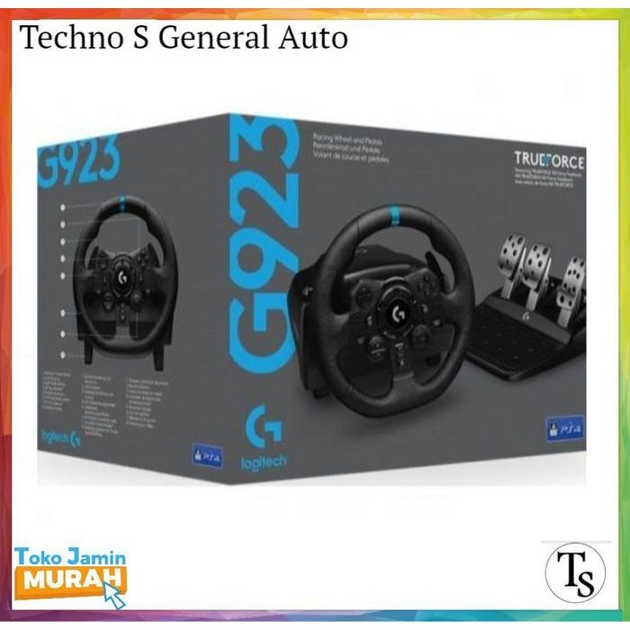 TERLENGKAP Stir Mobil Logitech G923 Racing Wheel dan Pedals For PS4 / PS5 / PC
