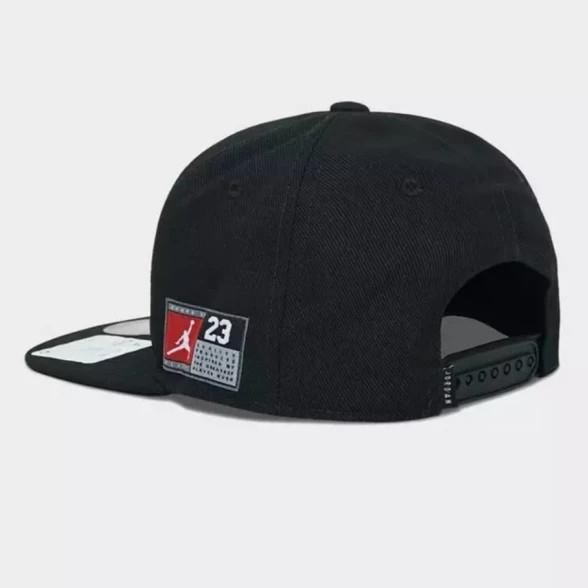 JORDAN KIDS JERSEY FLATBRIM CAP. BLACK.JDK9A0781023. TOPI ANAK ORIGINAL