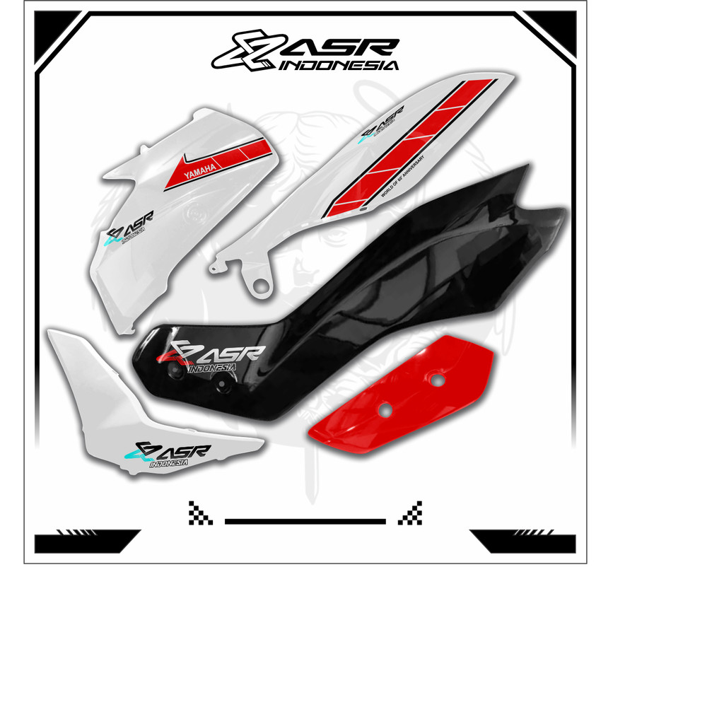 Striping transparan NMAX TURBO LIVERY 60th YAMAHA