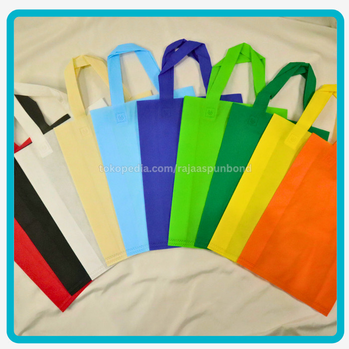 Tukuparty Tas Spunbond Handle 25X35 / Lusinan / Warna Hijau Tosca