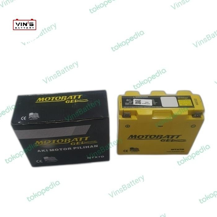 Aki Motobatt Mtx7D 7Ah Untuk Scorpio/Tiger