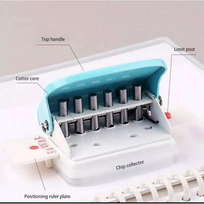 

Kw-Trio 99H9 A4 (30 B5) A5 Pembolong Diy 26 Lubang (20 Lubang) Paper Alat Besi Stationery