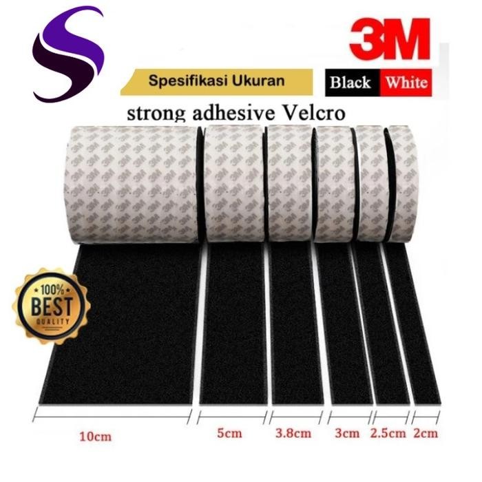 

Velkro Tape Perekat Double Tape Serbaguna Set Halus Kasar Perepet Velcrow Kasar Halus Perekat Kain