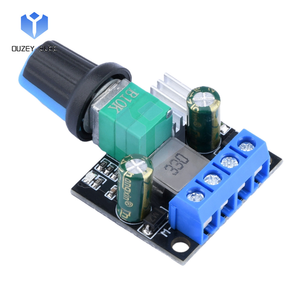 DC12V DC24V Motor Speed Controller PWM Motor Driver Controller LED Dimmer for Brushed/Brushless Moto