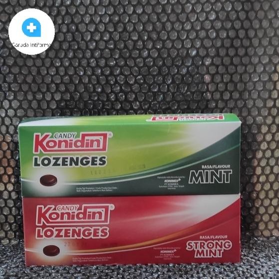 

Permen Konidin Lozenges BOX isi 20 Sachet Rasa Mint/Strong Mint Melegakan Tenggorokan