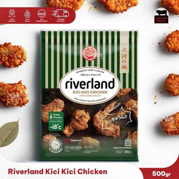 

Riverland Kici Kici Chicken Nugget Ayam Jepang 500gr