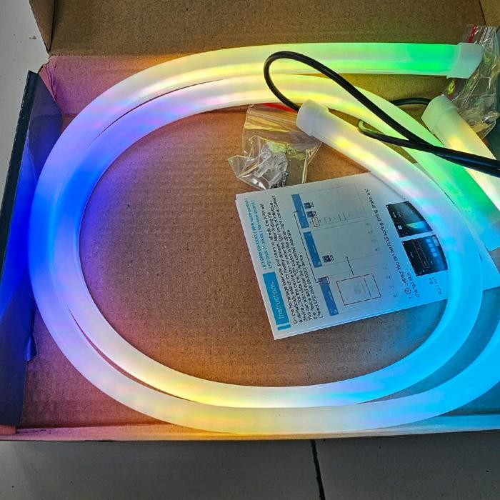 Lampu Led Alis Fexibel Rgb App 60 Cm Rgb Matrix Motor Mobil