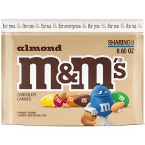 

M&M'S ALMOND CHOCOLATE SHARING SIZE