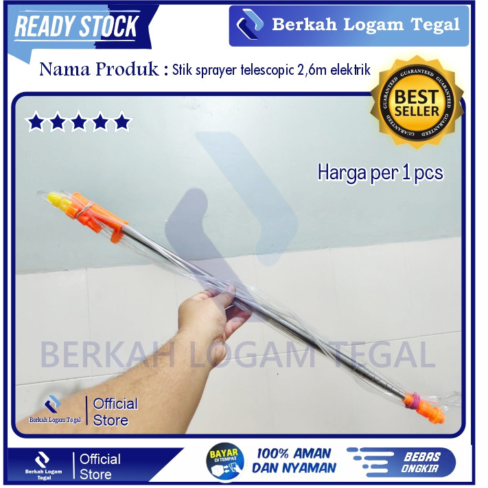 Stik Sprayer Panjang 2.6Meter / Stik Teleskopik Panjang 2,6 Meter