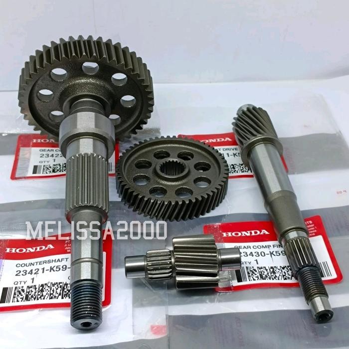 Gigi Rasio Gear Box 4Pc K59 Vario 150 Esp Led (2015-2017) Vario 150 New (2018-2021) Vario 125 Fi Old
