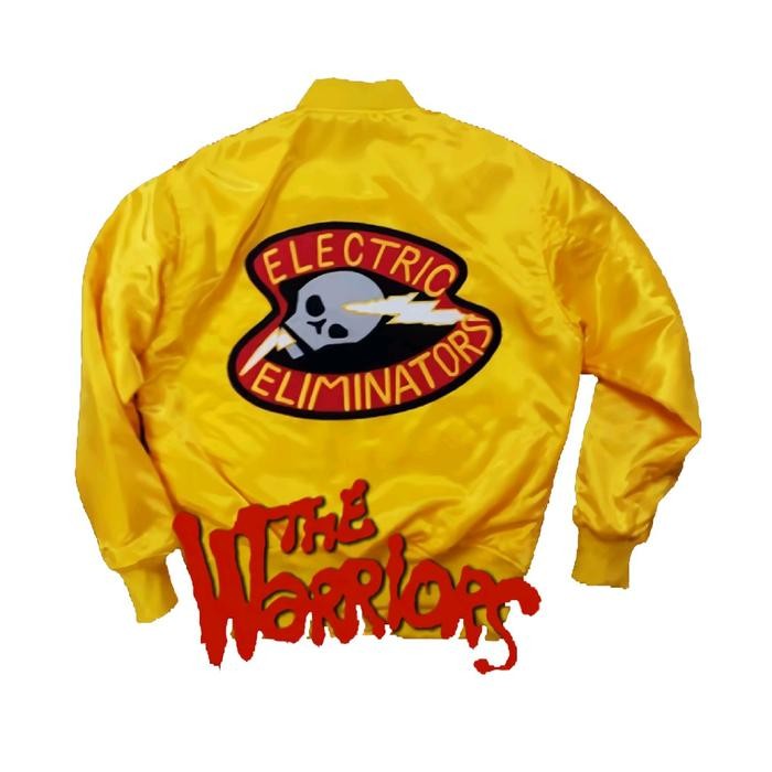 Jaket The Warriors Electric Eliminator / Jaket Bomber Yellow The Warriors