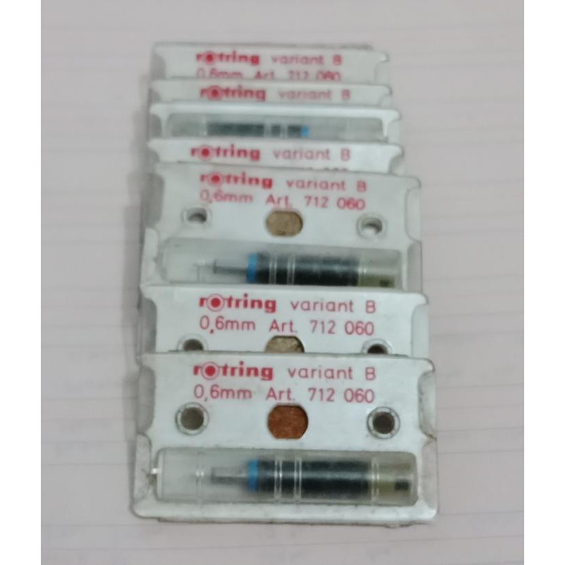 

CUCI GUDANG..!! MATA RAPIDO ROTRING VARIANT 0,6 MM