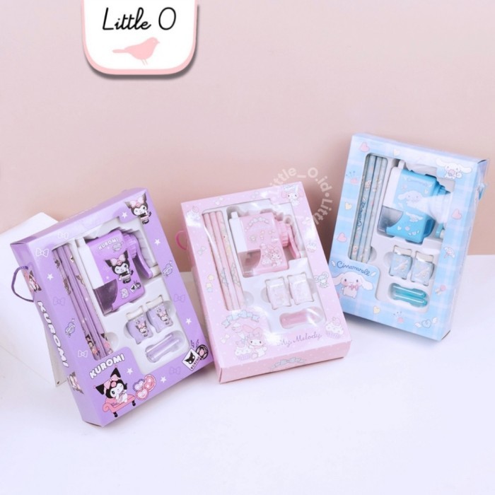 

ASLI..! SET ALAT TULIS ANAK SANRIO 7IN1 SERUTAN PENSIL PENGHAPUS TUTUP PENSIL RAUTAN PERATAN SEKOLAH