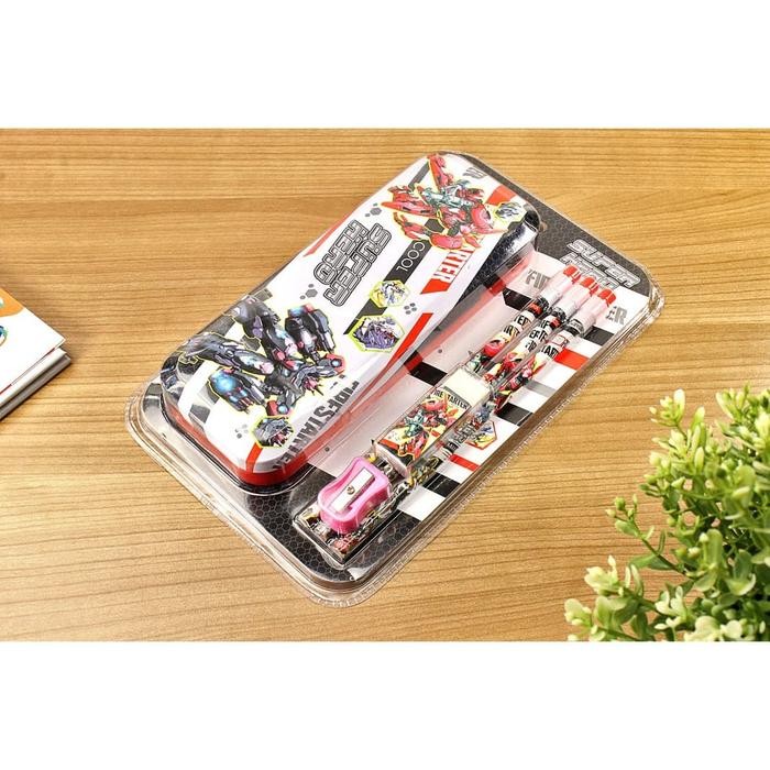 

MASIH READY TRANSFORMER KOTAK PENSIL SET / STATIONARY SET / PENCIL CASE SET