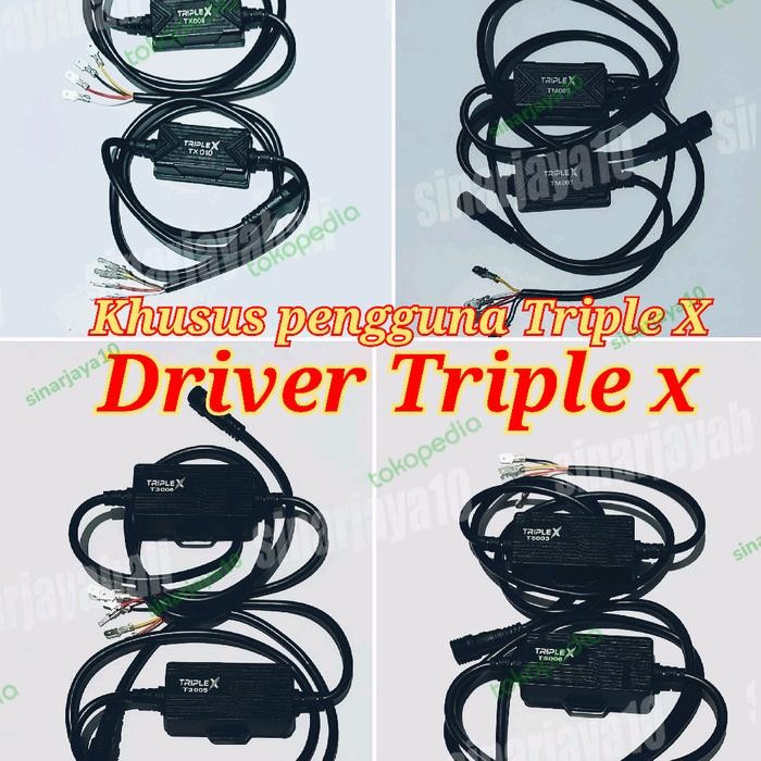 PREMIUM khusus driver lampu led triple x M1 X1 M3 M5 sorot tembak kabut laser