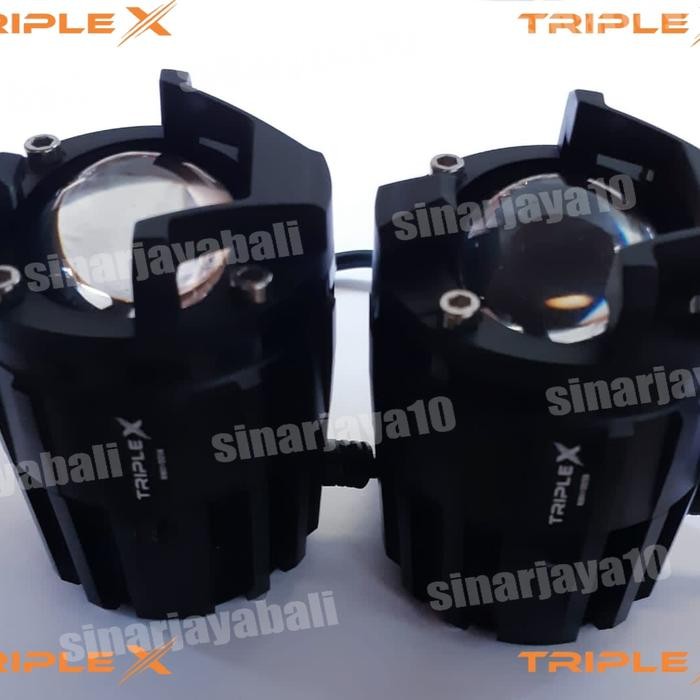 PREMIUM triple x lampu m5 m 5 led laser foglamp kabut terang tembak sorot