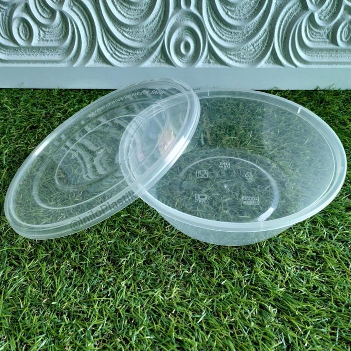 MASIH ADA. @25PCS THINWALL DM 650 ML BOWL / THINWALL BULAT FOOD CONTAINER 650ML