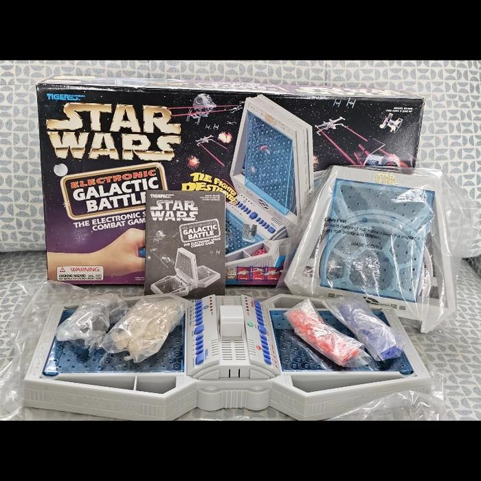 Star Wars Vintage 1997 Electronic Tiger Star Wars Galactic Battle Game Box Not Sealed Complete 1997