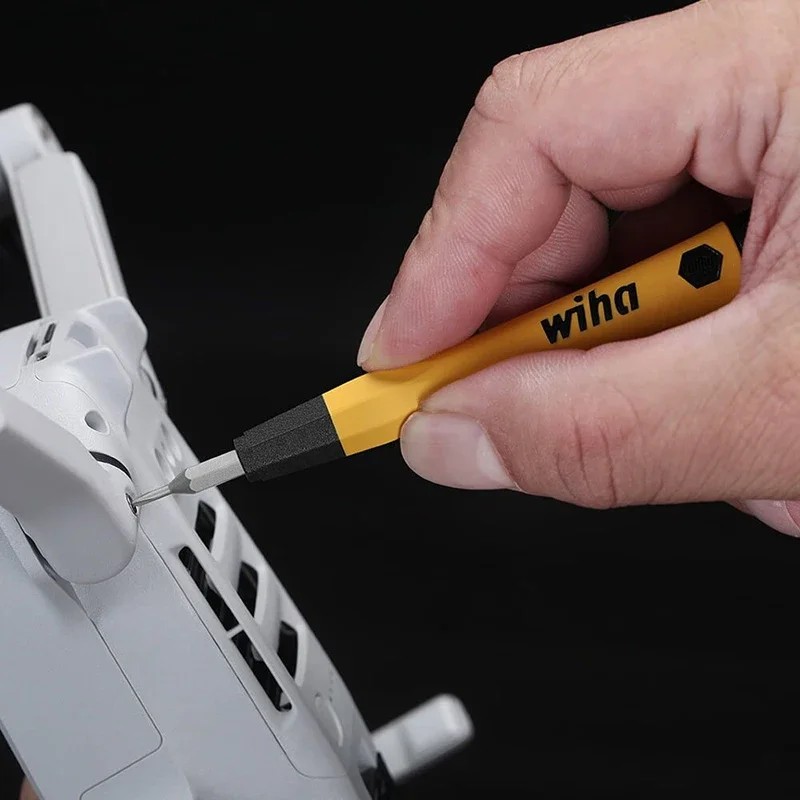 Wiha 44624 Micro-bit Set 40 in 1 Magnetic Electrostatic Dissipative Screwdriver Bit Set with