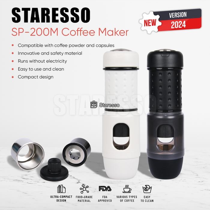 STARESSO SP-200M UPGRADE VERSION MINI HAND PORTABLE ESPRESSO SP200M