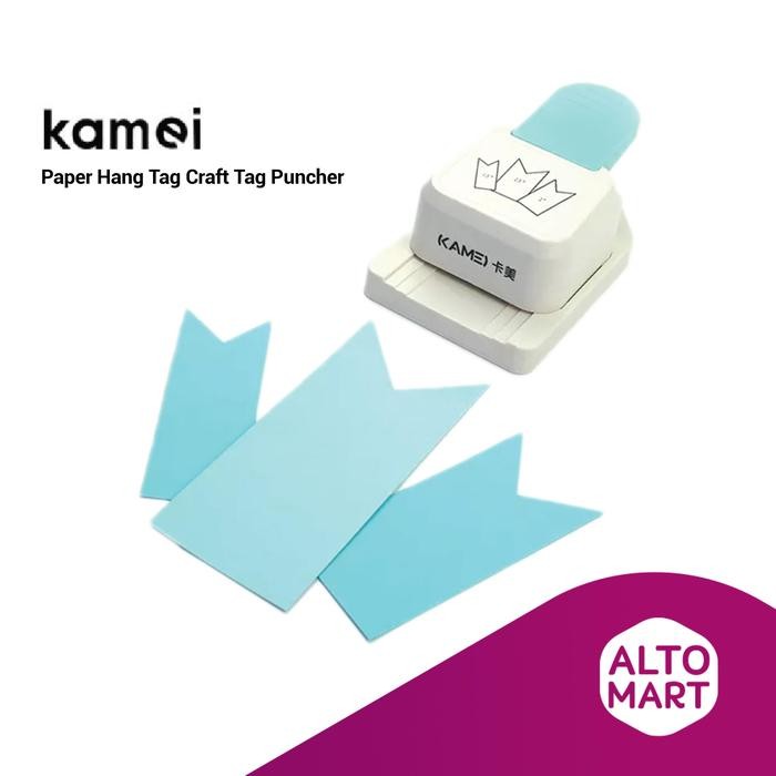 

Kamei Hang Tag Gift Craft Label Paper Puncher Pembolong Kertas Rounder