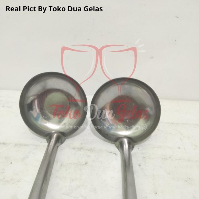 Irus Sendok Centong Kuah Bakso Baso Sayur Stainless Panjang 40 Cm