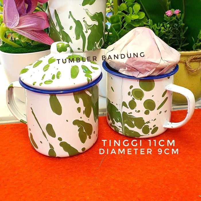 JTTOP" CANGKIR ENAMEL 7CM JADUL