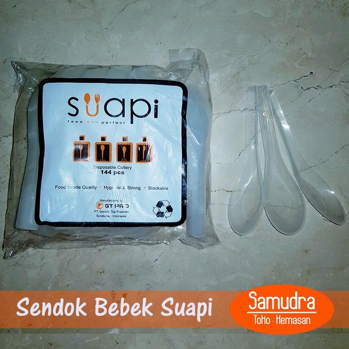 JTTOP" SENDOK BEBEK SUAPI / SENDOK SOUP / SENDOK BUBUR PLASTIK