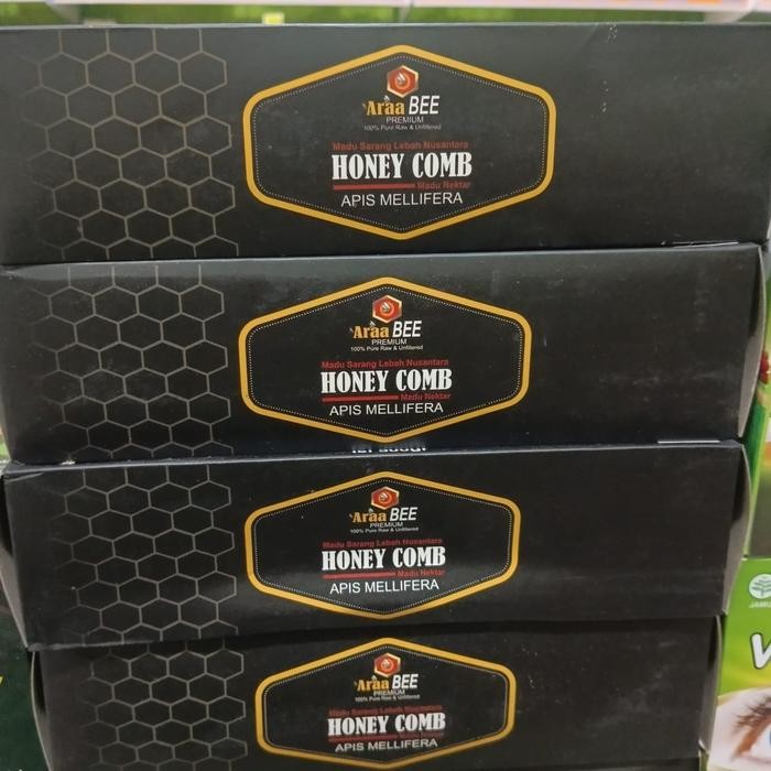 

Madu Sarang Lebah Asli Murni Honeycomb 500Gr Apis Mellifera Pure Honey