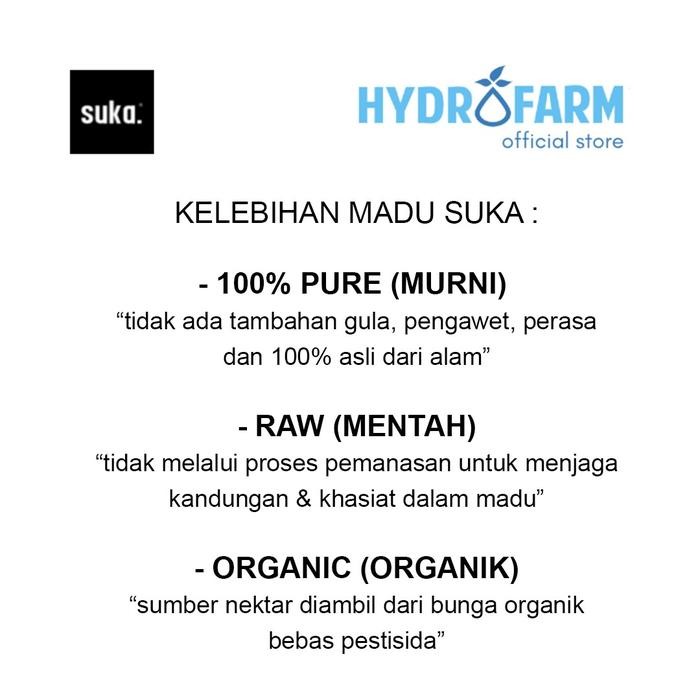 

Suka - Black Acacia Honey / Madu Akasia Hitam (320Gr)