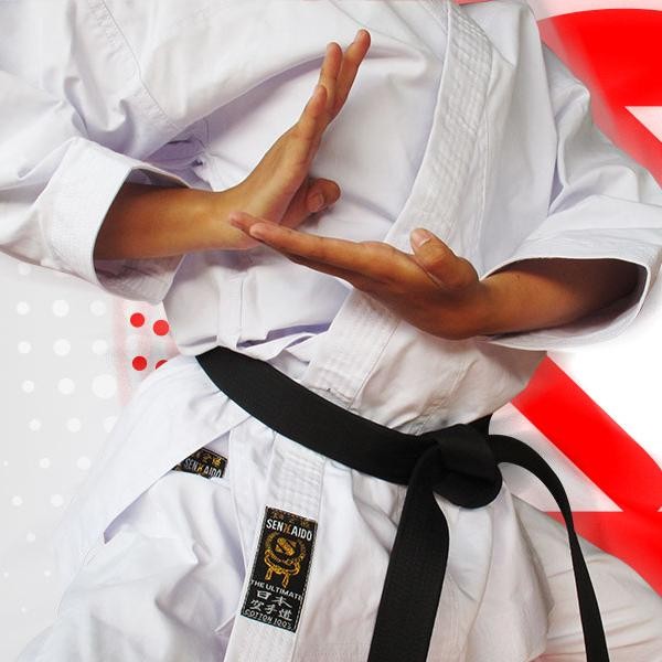 seragam baju karate pemula Senkaido tegi uniform judo aikido