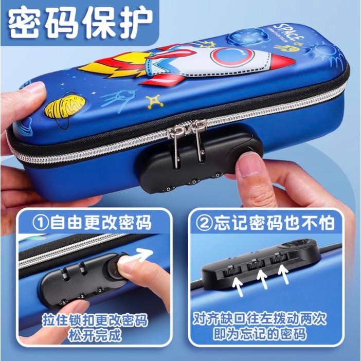 

Wwh14C Tempat Pensil Eva Sekolah Besar Lock Kunci School Pencil Tkm