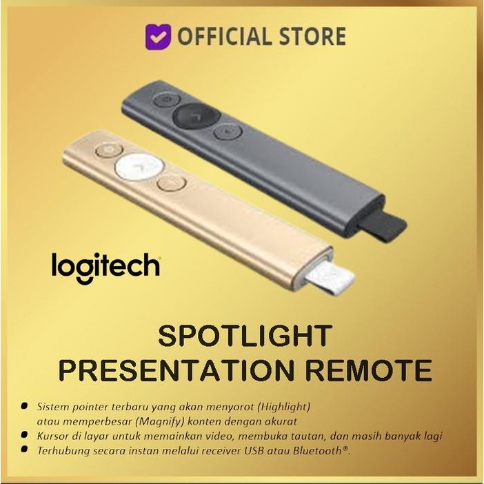 LOGITECH SPOTLIGHT WIRELESS PRESENTATION REMOTE - PRESENTER LOGITECH