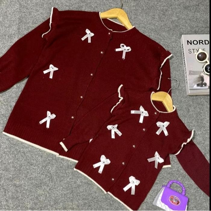 LITTLE KIDS RAJUT-AFIKA CARDIGAN MODEL PITA(HARGA TERPISAH)