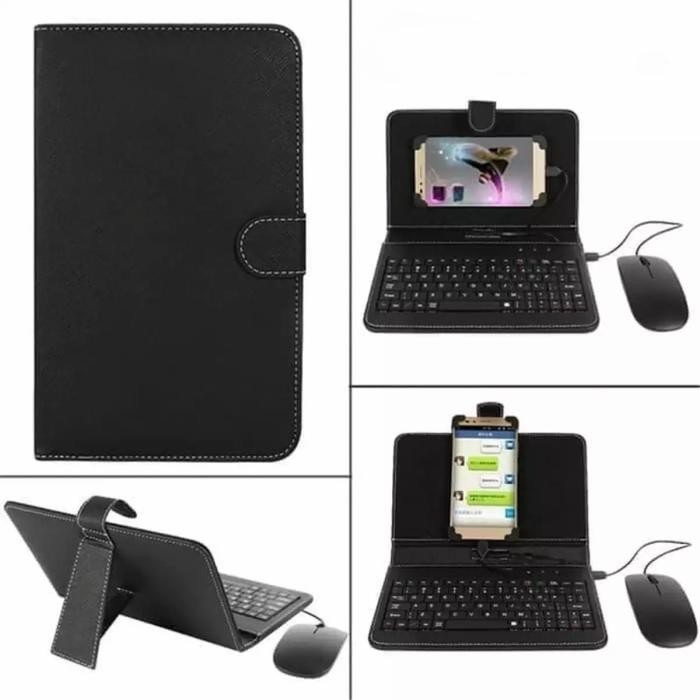 Kualiatas- Keyboard Tablet + Mouse 7 Inch Keyboard Android Hp Ukuran 7 In
