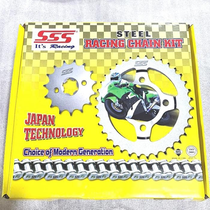 Gear Set SSS Tiger Tipe 520 / ain Kit SSS / Standard Racing